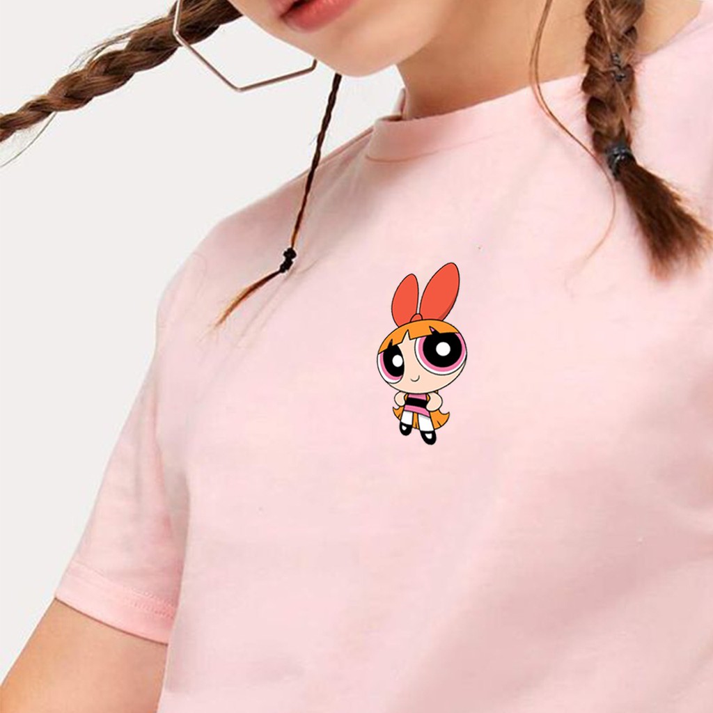 3 POWER PUFF GIRLS CARTOON NETWORK KAOS DESIGN / TERMURAH