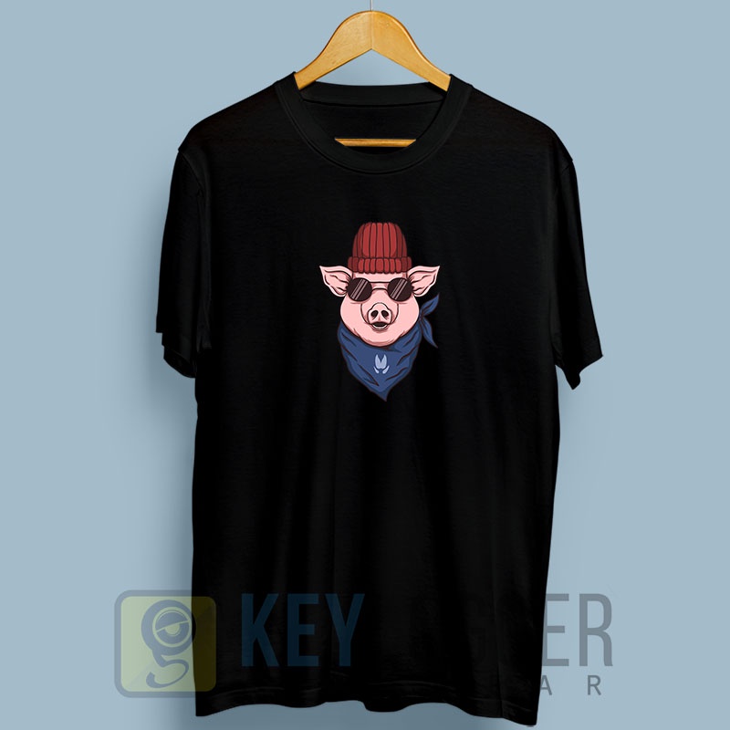 Baju Kaos Babi Gangster Street Art Unik 71