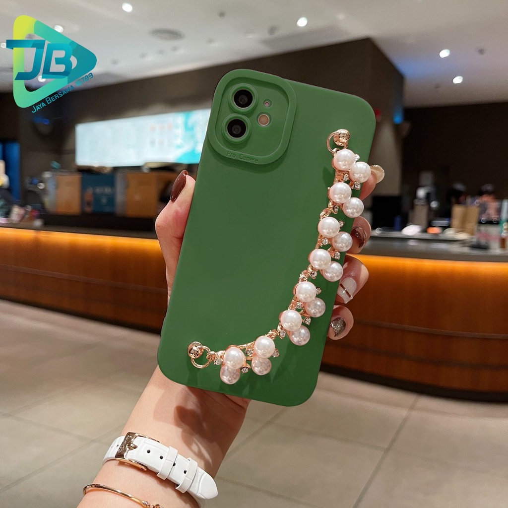 SOFTCASE SILIKON PROCAMERA RANTAI MUTIARA FOR ALL TYPE OPPO VIVO SAMSUNG REALME XIAOMI IPHONE JB5716