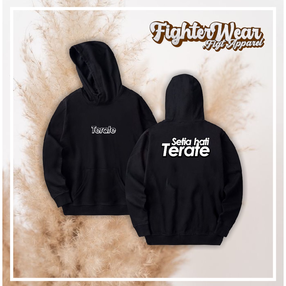 Hoodie Jaket jamper Pencaksilat PSHT Fighter Wear Custom Kualitas distro