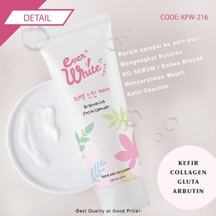 Ever White Facial Wash Face Series Everwhite Asli - KPW-216