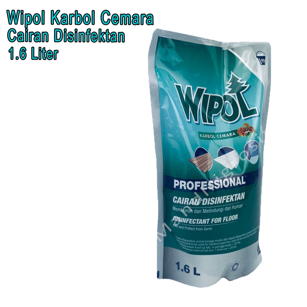 Karbol Cemara *Wipol * Cairan Disinfektan *1.6 Liter