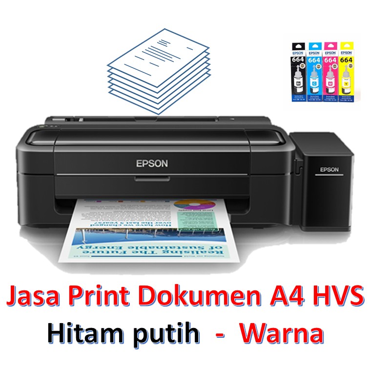 

JASA CETAK PRINT WARNA/BW HVS 80 A4 MURAH