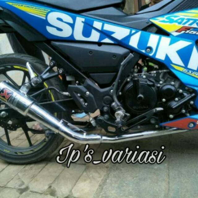 Kenalpot racing satria fu knalpot racing fu akrapovic racing