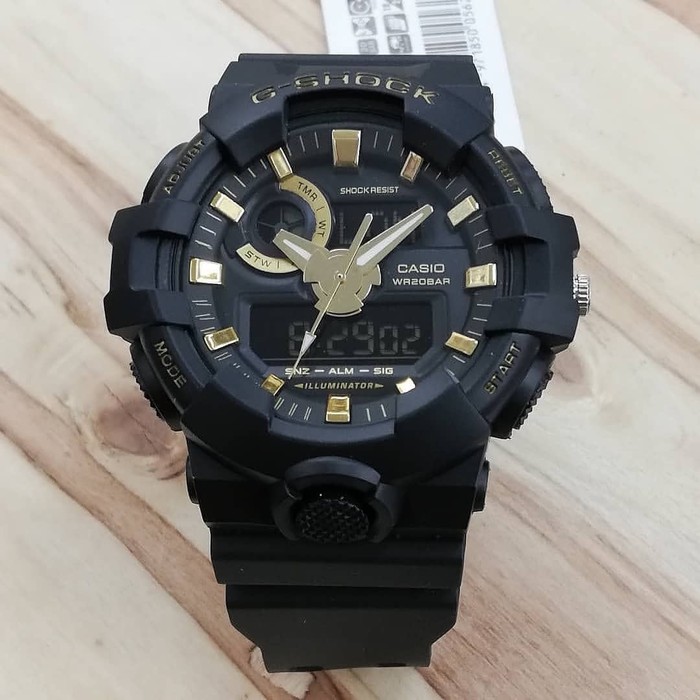 TERMURAH JAM TANGAN CASIO G SHOCK GA 700 b LIST GOLD   Emas Berkualitas