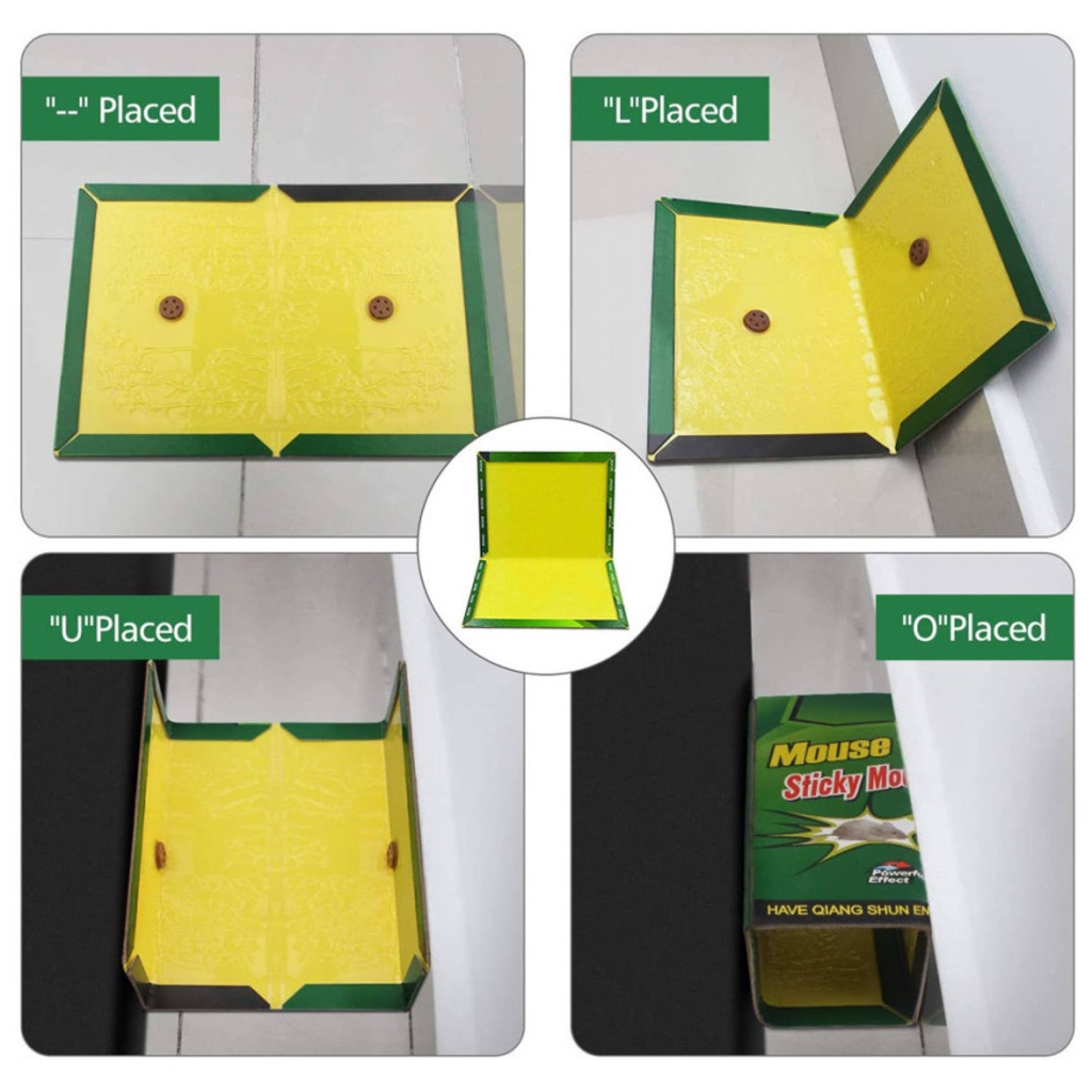 SHINE STAR - [ COD ] Lem Tikus Papan IMPORT Perangkap Tikus PALING AMPUH dan  SUPER LENGKET Jumbo Besar