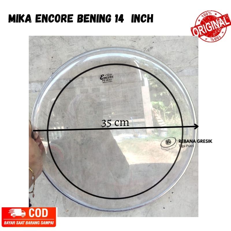 Mika bas habsi ukuran 16 in merk encore dobel head