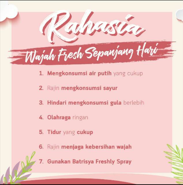 FRESHLY SPRAY BATRISYIA air penyegar