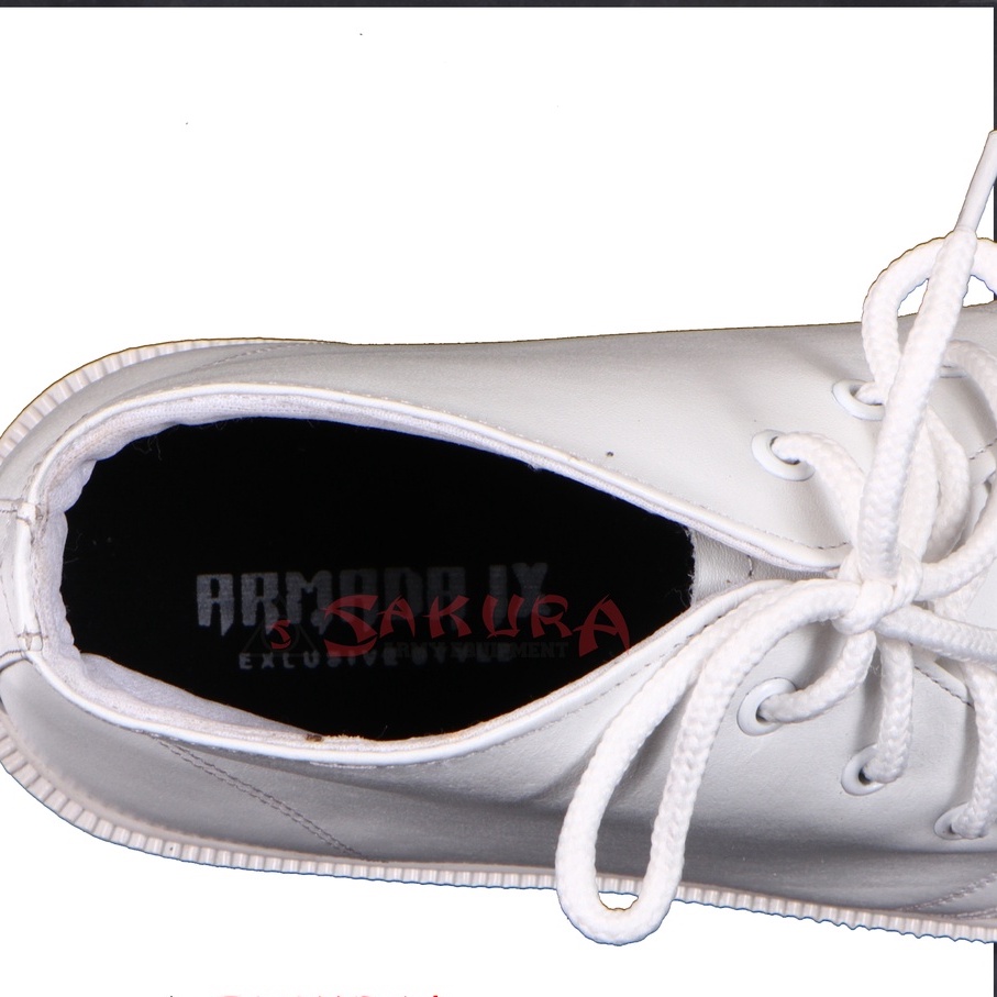 Sepatu PDH Putih Kulit BT 03 Doff Sepatu Upacara Putih