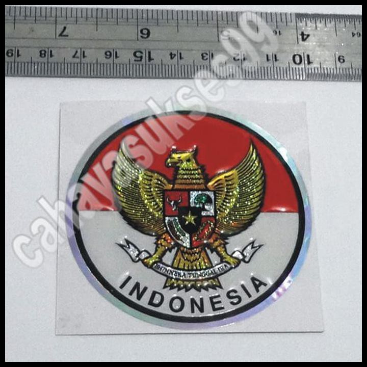 Jual Hot Hot Promo Sticker Timbul Bendera Merah Putih Garuda Indonesia