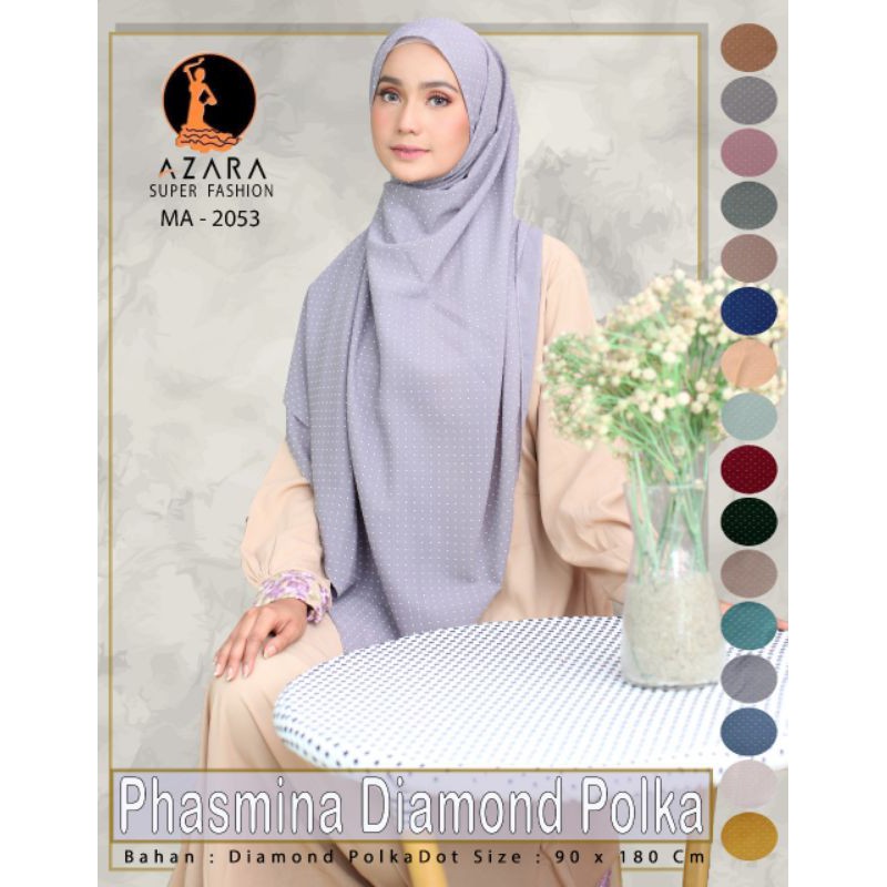 PASHMINA POLKADOT// POLKA CERUTY// ORI BY AZARA