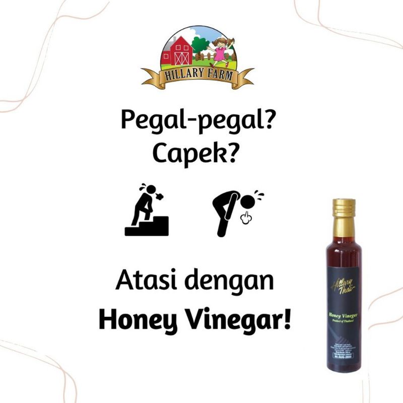 Madu Vinegar / Honey Vinegar / Cuka Madu Thailand / Cuka Madu