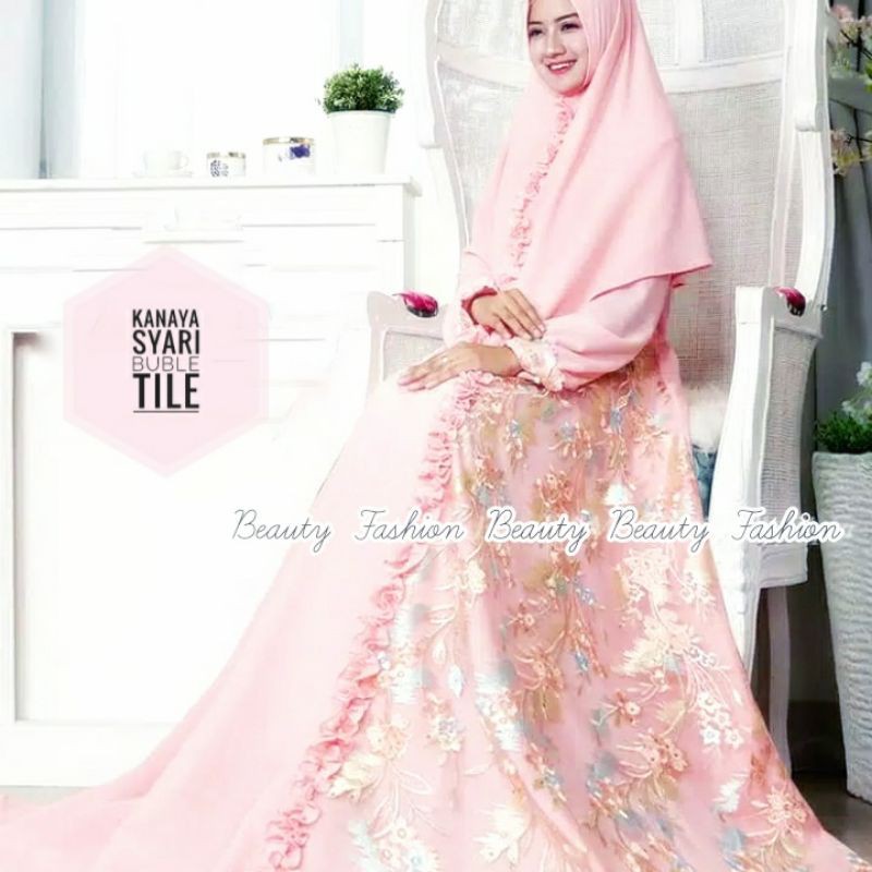 Big Sale Gamis Pesta Syari Kanaya Bubletile