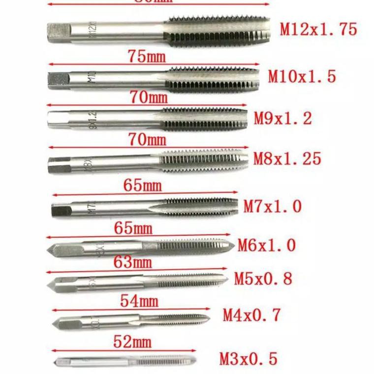 Best Product.. SET 20 PCS ALAT SNAI & TAP ULIR BAUT SENAI DIE SENAI M3-M12 HAND TAP & DIES SET PEMBU