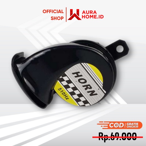 Klakson Motor Mobil Model Snail Loud Horn 12 V 130 dB / Klakson Keong Motor Mobil Denso Single Telol