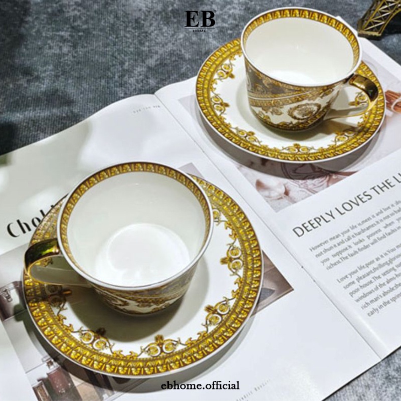 Cangkir Set Keramik / Gelas Set Mewah / Cangkir Kopi Teh 28/29