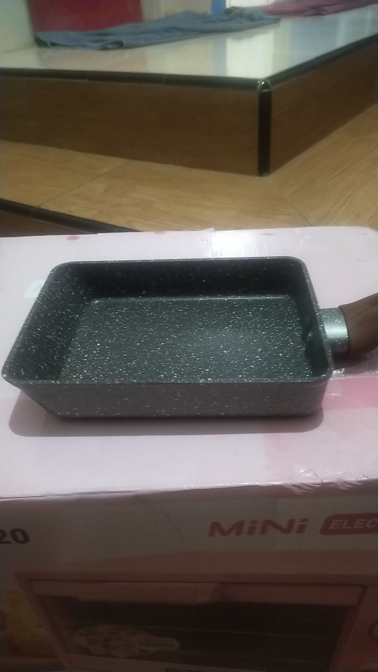 Cypruz Fry Pan Tamagoyaki Marble / Omelette Pan / Wajan Omlet Anti Lengket