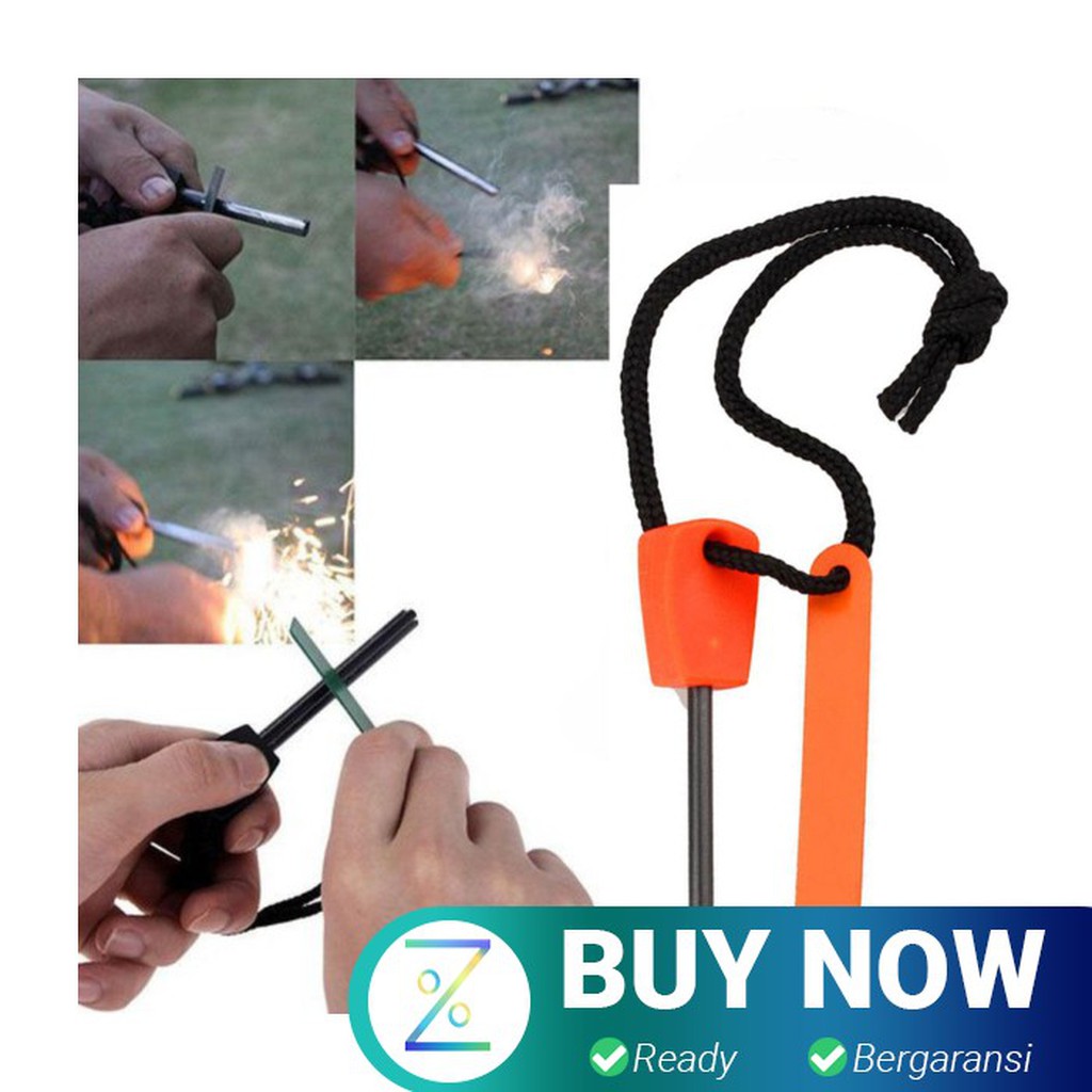 Outdoor Survival Magnesium Flint Stone Fire Starter - PRO - Multi-Color