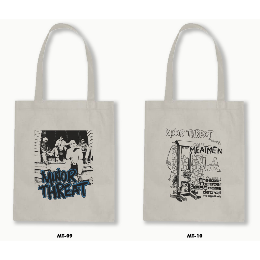 TOTE BAG BLACU - MINOR THREAT