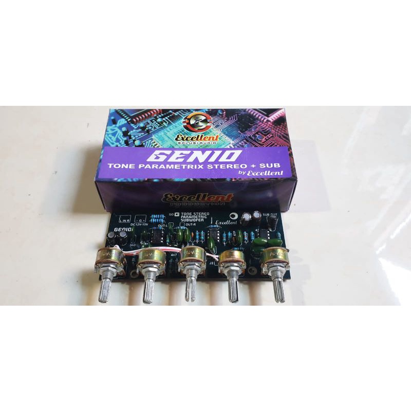 Kit Tone setereo Parametrik mini+subwofer out