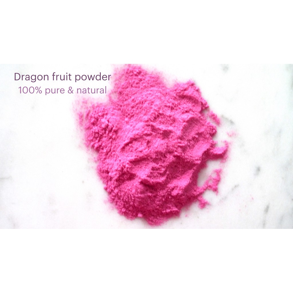 

DRAGON FRUIT PURE POWDER NET 100 GR 100% PURE NATURAL NO ADDED SUGAR