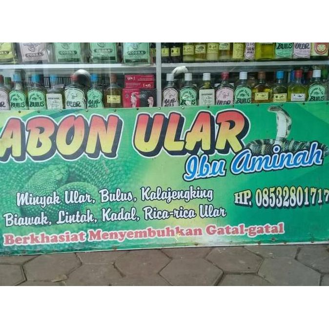 

BMT SHOP ABON ULAR IBU AMINAH MANTUL