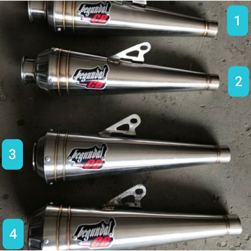 knalpot japstyle stainles begundalcb | Knalpot cb begundal