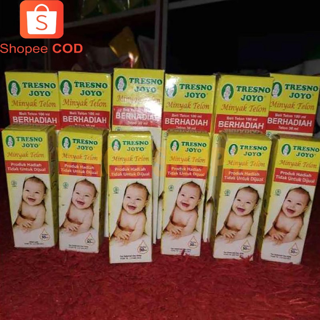 Minyak Telon Tresno Joyo 100 ml + Free 30 mL / Minyak Telon Tresno Joyo / Tresno Joyo Herbal plus 100ml Free 30ml / Minyak Telon Tresno Joyo / Minyak / Perlengkapan Mandi Bayi / Minyak Telon Berhadiah