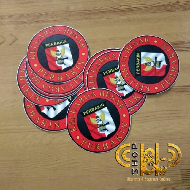 

Stiker Perbakin Murah Model Bulat Laminasi