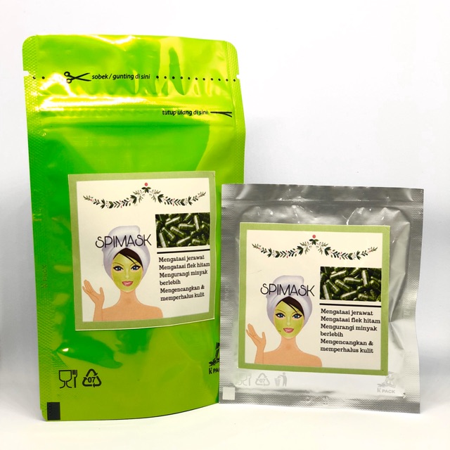 [ PROMO 35k ] MASKER SPIRULINA MASKER WAJAH JERAWAT OBAT JERAWAT TREATMENT JERAWAT PENGHILANG BEKAS 