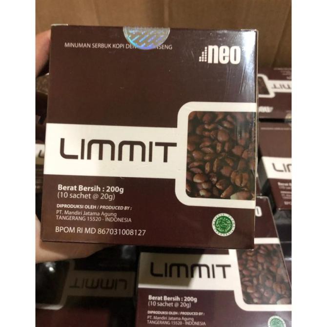 

Kopi Limit - Limmit Coffee - 1 Box 10 Sachet Terlaris