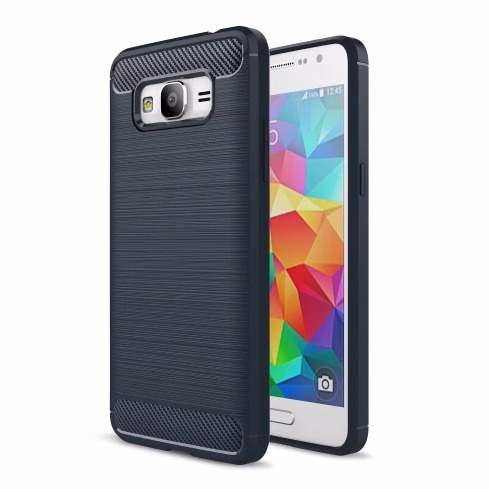 CASE SLIM FIT CARBON IPAKY SAMSUNG GALAXY GRAND PRIME G530 SOFTCASE - FA