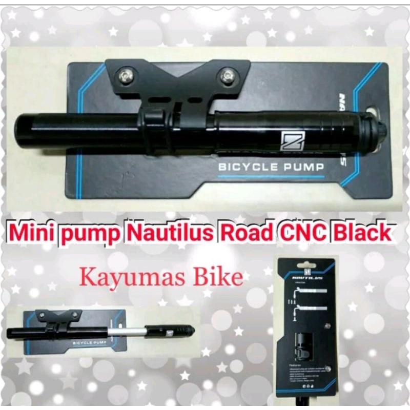MINI POMPA - POMPA TANGAN NAUTILUS ROAD CNC 110psi