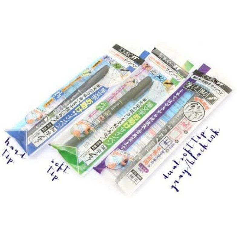 

TOMBOW FUDENOSUKE BRUSH PEN HARD SOFT DUAL TIP