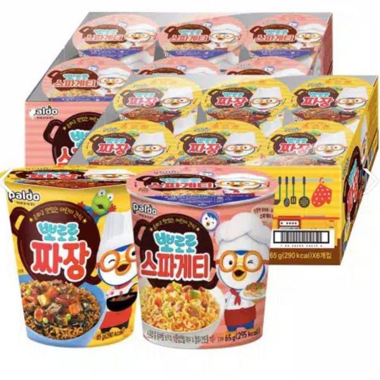 

Best Seller Pororo Noodle Cup/Jjajangmyeon/Pink Spaghetti Mie Cup Satuan