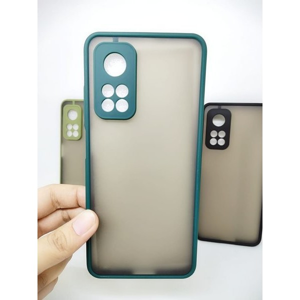 Soft Case Xiaomi Mi 10T / Pro My ChoiceAero Color Button Matte Camera Frame