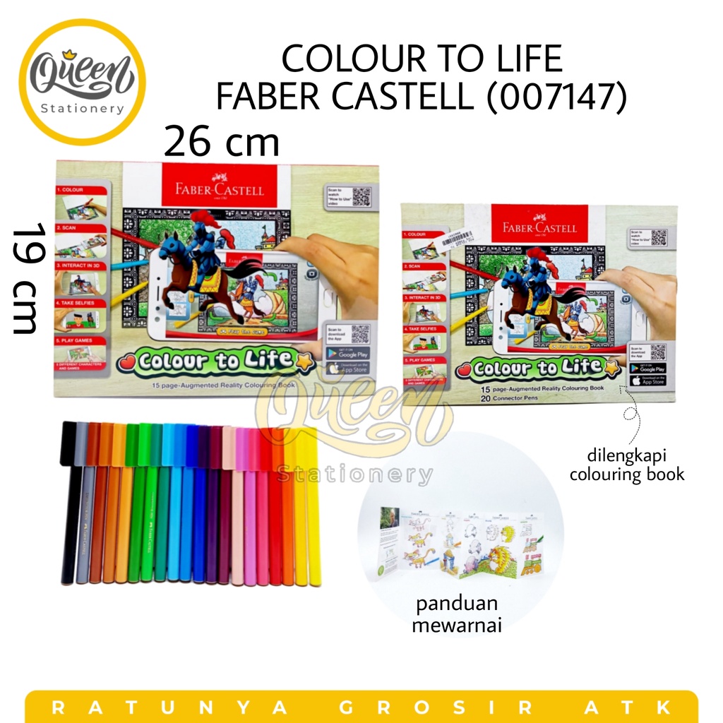 

1 SET COLOUR TO LIFE FABER CASTELL / ALAT MEWARNAI SET / ALAT MENGGAMBAR (007147)