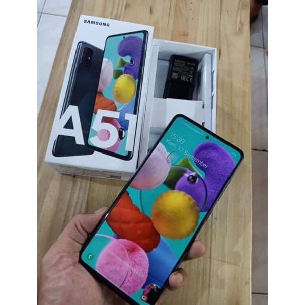 Samsung A51 6/128 fullset original second super muluss