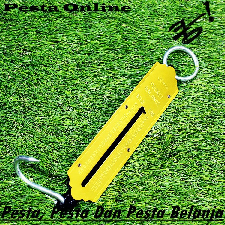 

Timbangan Besot Manual Max 50KG Pocket portable kardus besi beras