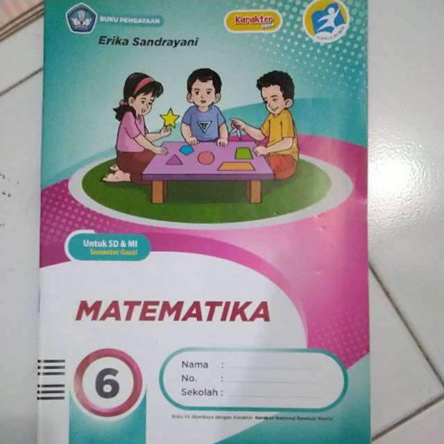 Buku Lks Matematika Kelas 6 Sd Semester Ganjil K13 Shopee Indonesia