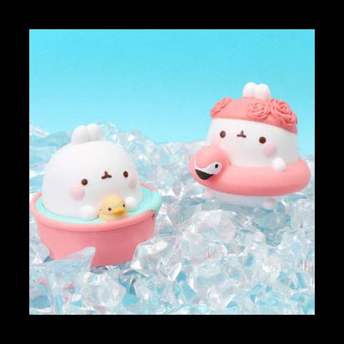 Terbaru Blind Box Hayanori Korea Molang Edisi Summer Special Action Figure Murah Meriah Al7