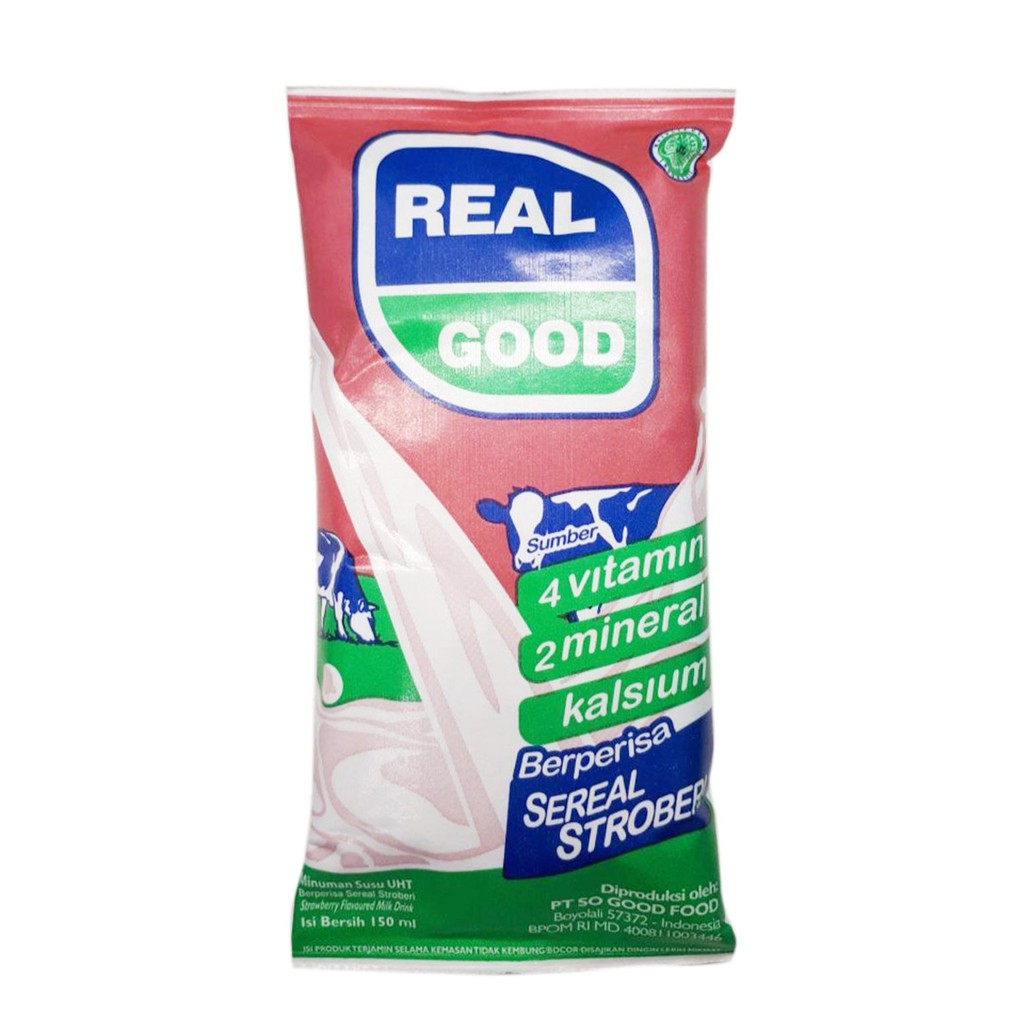 

REAL GOOD UHT SEREAL STRAW 150 ML