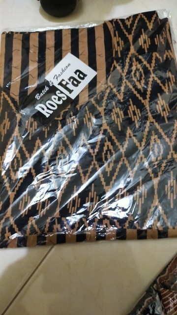 Vest Shofia #2 Lurik Sogan Outer Batik Kantoran Wanita Formal Kondangan Casual Katun Halus Premium