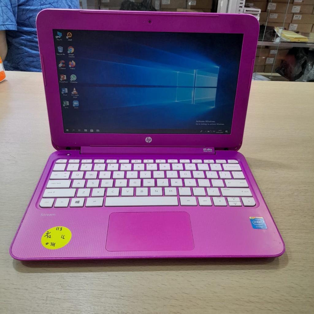 Laptop notebook Seken Second HP 12 INC Streaming murah bagus siap pakai zoom