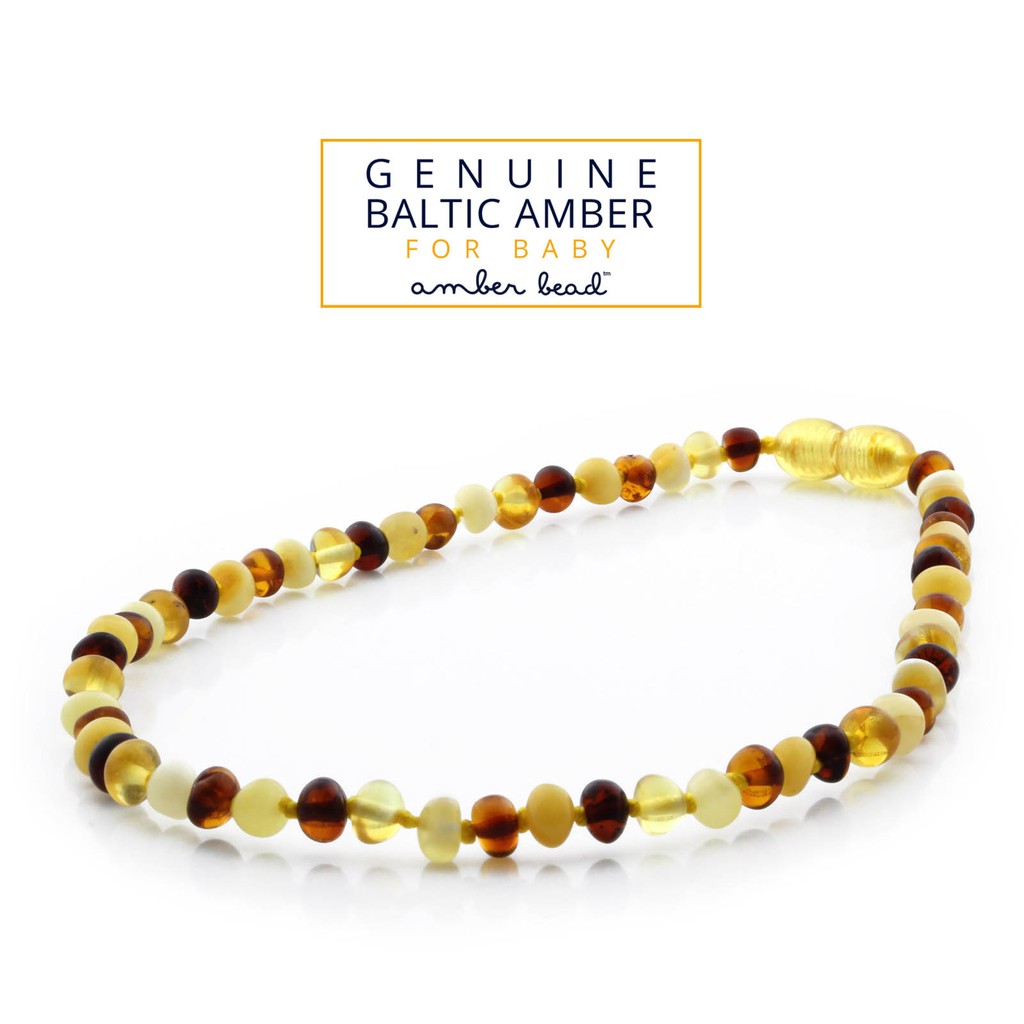  AMBER  BEAD XB54M1A Kalung  amber  pereda nyeri tumbuh gigi 