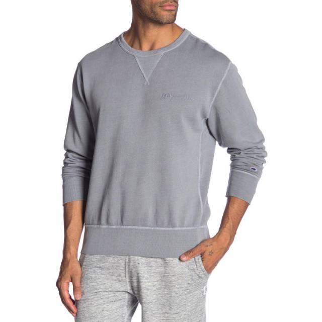 grey champion sweatshirt mens