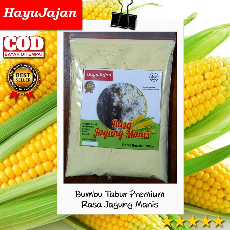 

BUMBU TABUR PREMIUM RASA JAGUNG MANIS / BUMBU KERIPIK, JAMUR CRISPY, TAHU WALIK, CIMOL, TELUR GULUNG, POP CORN, BAKSO, / KEMASAN 100 gr /