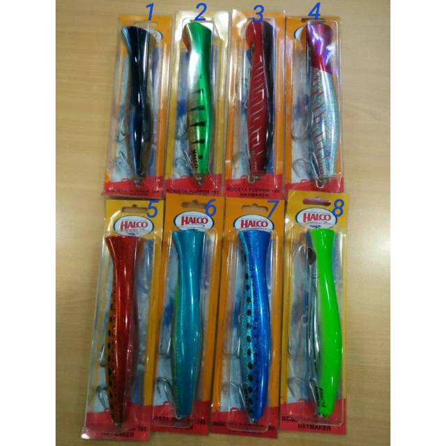 Umpan Pancing POPPER HALCO ROSTA 195 117gr