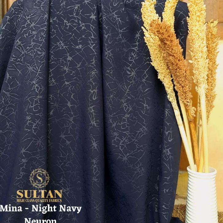Top Produk.. Kain Abaya Sultan Mina Emboss NEURON