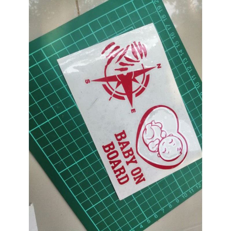 

stiker baby on board